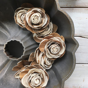 Wood Rose™  2.5 inches- sold by the dozen _sola_wood_flowers