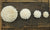 Zinny™- set of 12- 1 inch _sola_wood_flowers